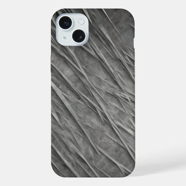 Abstract grunge metal texture iPhone case (Back)