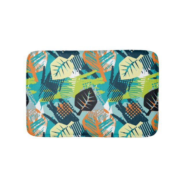 Abstract Grunge: Rough Seamless Surface. Bath Mat (Front)