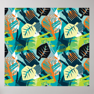 Abstract Grunge: Rough Seamless Surface. Poster