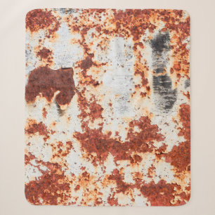 abstract grunge rust texture background sherpa blanket