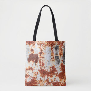 abstract grunge rust texture background tote bag