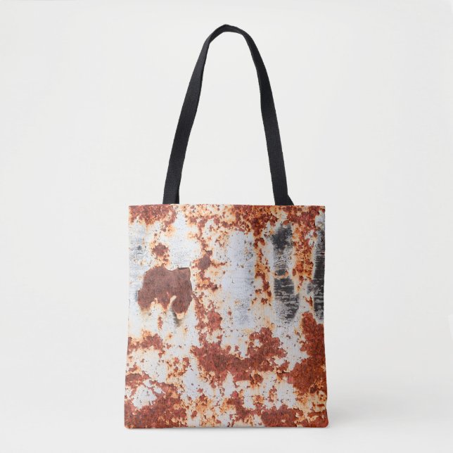 abstract grunge rust texture background tote bag (Front)