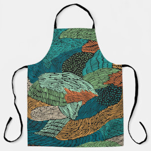 Abstract Grunge: Seamless Pattern Design. Apron