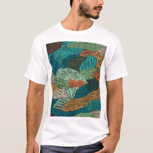 Abstract Grunge: Seamless Pattern Design. T-Shirt