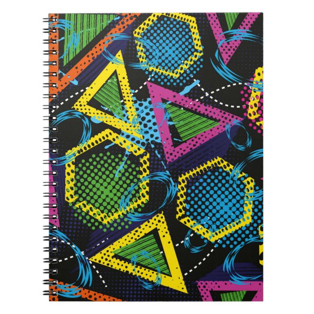 Abstract grunge sport pattern children. Creative s Notebook (Front)