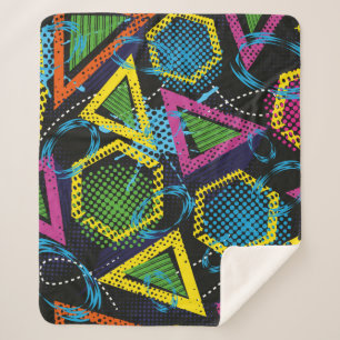 Abstract grunge sport pattern children. Creative s Sherpa Blanket