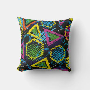 Abstract grunge sport pattern children. Creative s Throw Pillow