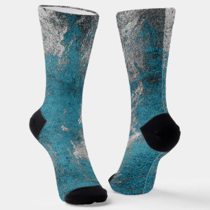 Abstract grunge texture socks