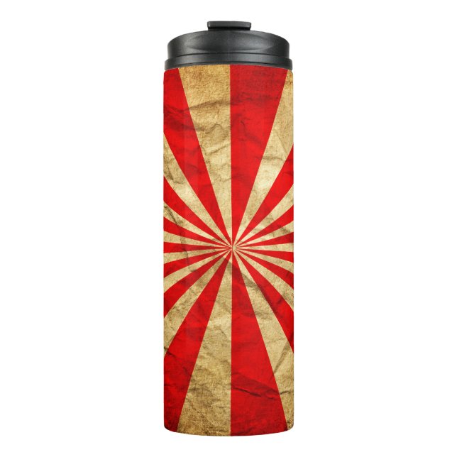 Abstract grunge texture thermal tumbler (Front)