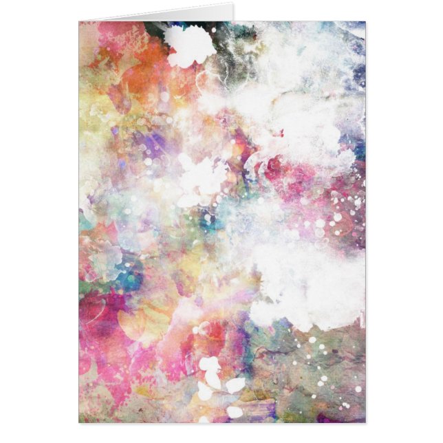 Abstract grunge texture with watercolor paint 2 (Front)