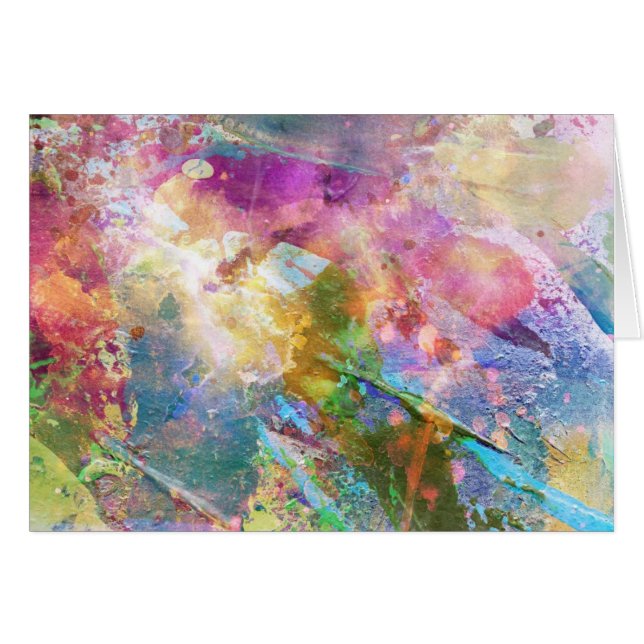 Abstract grunge texture with watercolor paint 3 (Front Horizontal)