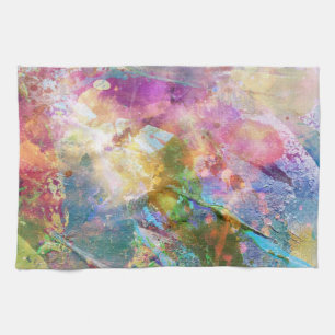 Abstract grunge texture with watercolor paint 3 kitchen towel