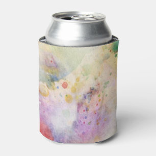 Abstract grunge texture with watercolor paint can cooler