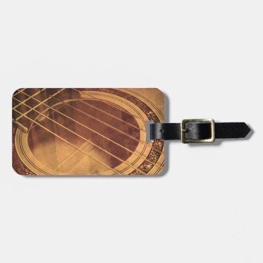 Abstract Guitar Luggage Tag