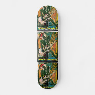 ABSTRACT GUITARIST V SKATEBOARD