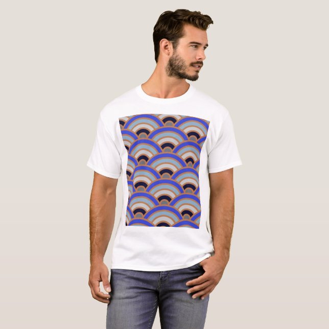 Abstract half circle background T-Shirt (Front Full)