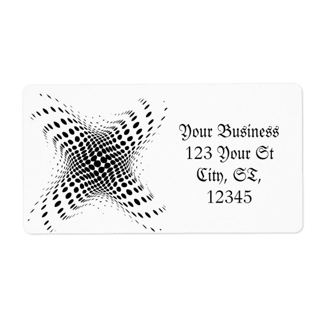 Abstract Half-tone Circles X (Front)