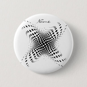 Abstract Half-tone Circles X Thunder_Cove 2 Inch Round Button