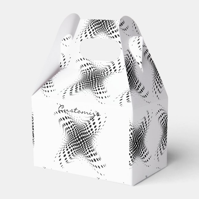Abstract Half-tone Circles X Thunder_Cove Favor Box (Front Side)