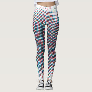Abstract Half-tone Pulsating Circle Leggings