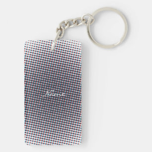 Abstract Half-tone Pulsating Circle Thunder_Cove Keychain