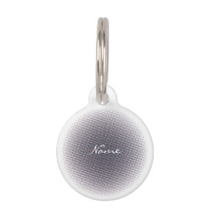 Abstract Half-tone Pulsating Circle Thunder_Cove Pet Tag
