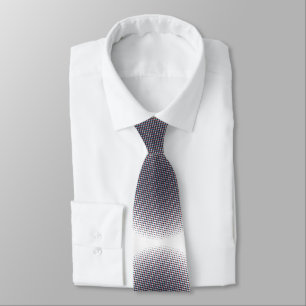 Abstract Half-tone Pulsating Circles Thunder_Cove Tie