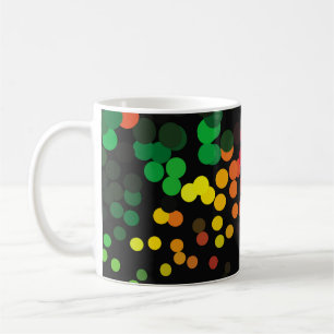 Abstract halftone background pattern. Geometric co Coffee Mug