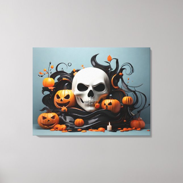 Abstract Halloween design Canvas Print (Front)