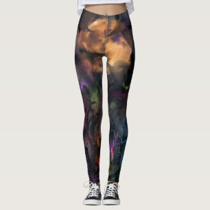 Abstract Halloween Leggings