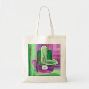 Abstract Hamsa Tote Bag