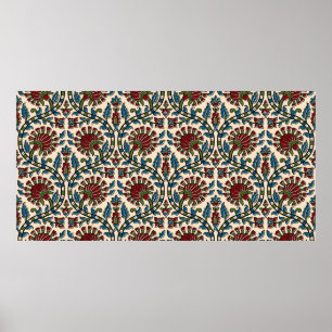 abstract hand block ajrakh print background design