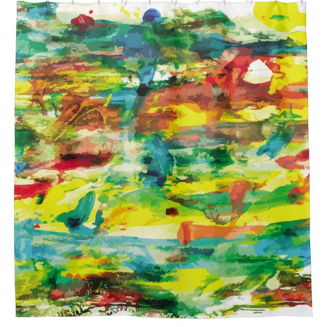 abstract hand draw oil painting composition. colo (Front)