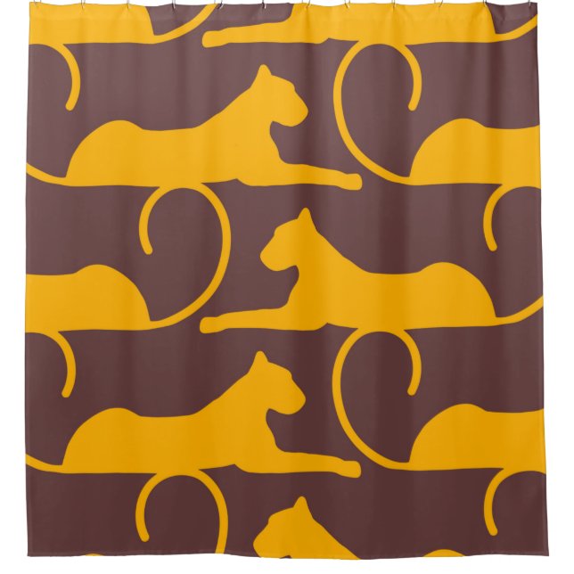 Abstract Hand Drawing Leopard Cheetah Panther Cat  (Front)
