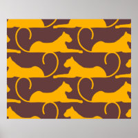 Abstract Hand Drawing Leopard Cheetah Panther Cat