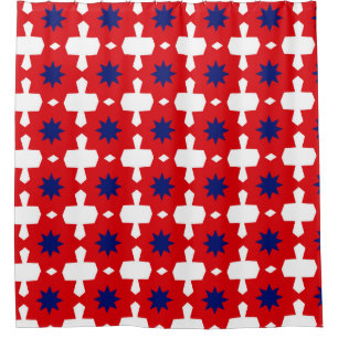 Abstract Hand Drawing Retro 70s Geometric Tile Cer