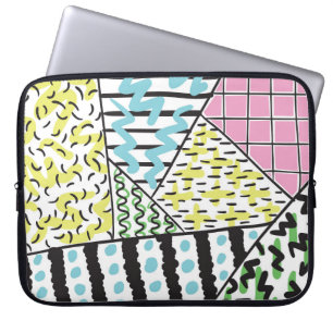 Abstract hand drawn background 3 laptop sleeve