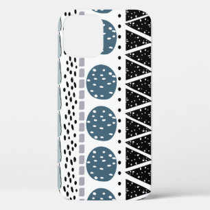 Abstract hand drawn, creative vintage texture. iPhone 12 case