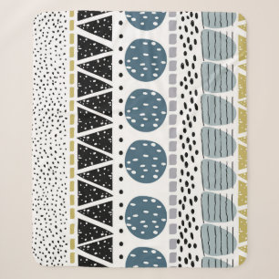 Abstract hand drawn, creative vintage texture. sherpa blanket