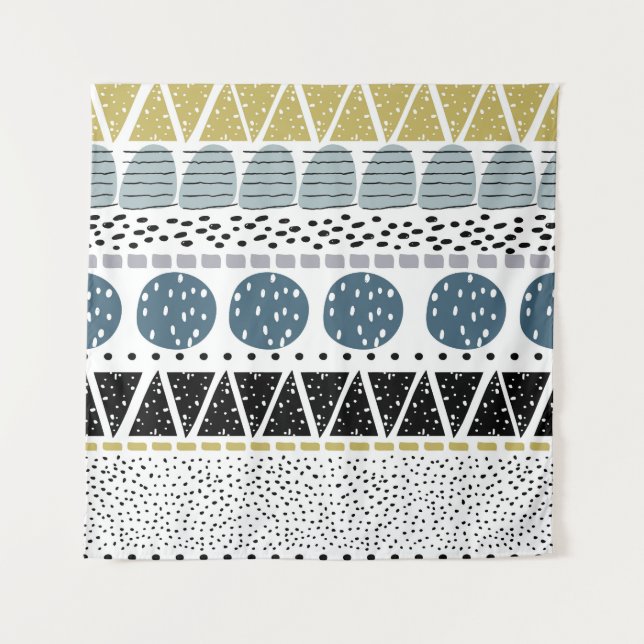 Abstract hand drawn, creative vintage texture. tapestry (Front)
