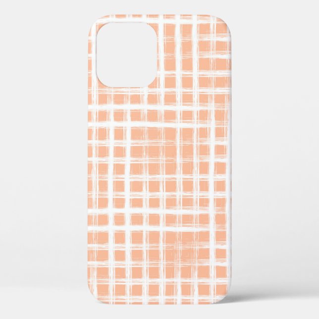 Abstract hand drawn grid geometric illustration pa Case-Mate iPhone case (Back)