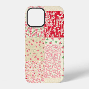 abstract hand drawn seamless patchwork pattern wit iPhone 12 case