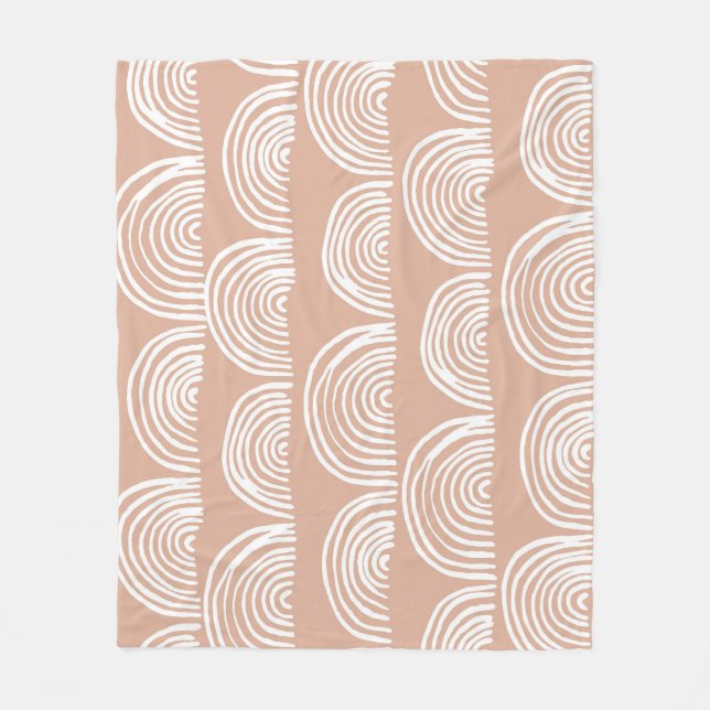 Abstract hand-drawn seamless pattern. fleece blanket (Front)