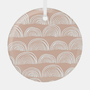 Abstract hand-drawn seamless pattern. glass ornament