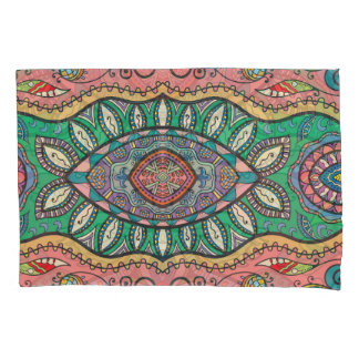 Abstract Hand-Drawn Tribal Pattern. Pillowcase