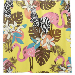 Abstract hand painted seamless animal background.