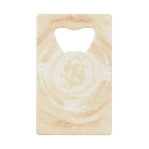 Abstract hand painted watercolor background. credit card bottle opener