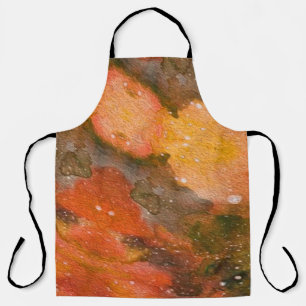 Abstract hand painted watercolor. Nice backgrounda Apron