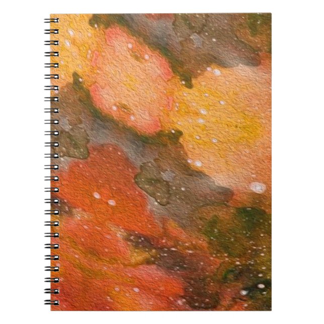 Abstract hand painted watercolor. Nice backgrounda Notebook (Front)