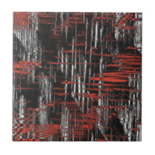 Abstract Hash Tags Tile